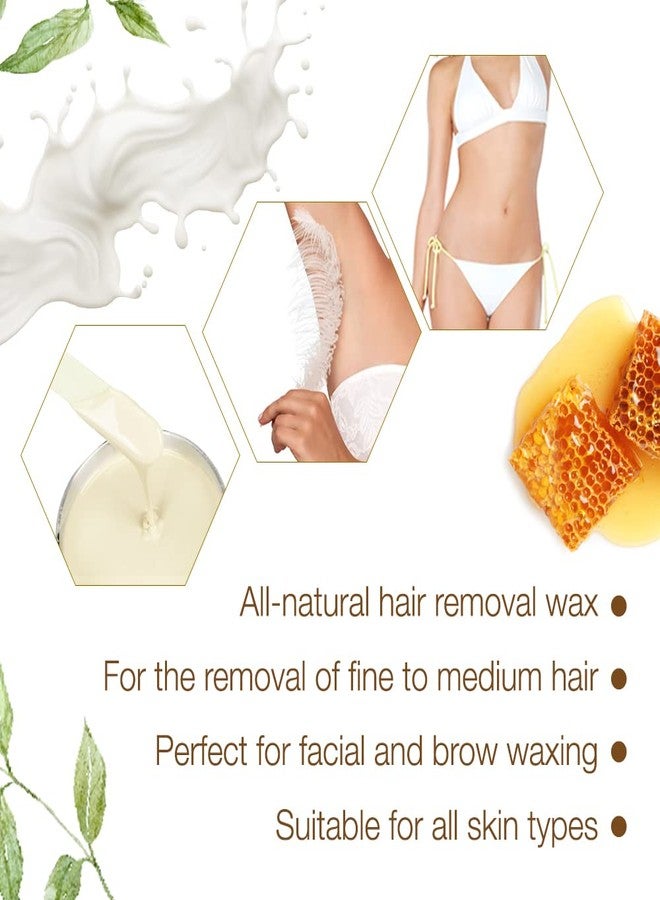 GiGi Honee Wax for Hair Removal, Mini Milk & Honey Wax - Effective Hair Removal Waxing for Smooth Skin, 5 oz - Image 4